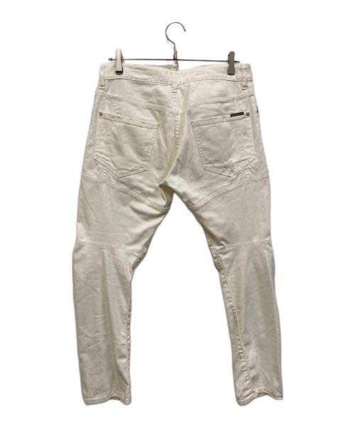 DSQUARED2（ディースクエアード）DSQUARED2 (ディースクエアード) TIDY BIKER JEAN ダメージデニムパンツ ホワイト サイズ:46の古着・服飾アイテム