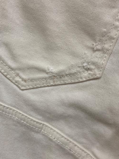 DSQUARED2（ディースクエアード）DSQUARED2 (ディースクエアード) TIDY BIKER JEAN ダメージデニムパンツ ホワイト サイズ:46の古着・服飾アイテム