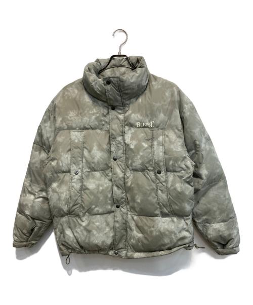 BLESSU（ブレスユー）BLESSU (ブレスユー) BU nakawata marble blouson グレー サイズ:Lの古着・服飾アイテム