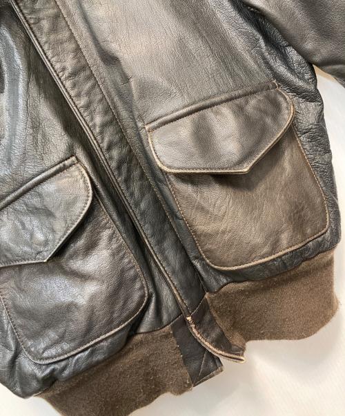 COCKPIT（コックピット）COCKPIT (コックピット) TYPE A-2 フライトジャケット ブラウン サイズ:36の古着・服飾アイテム