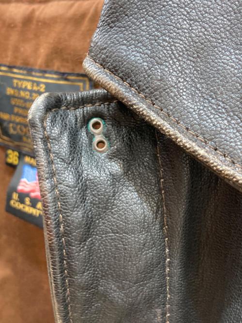 COCKPIT（コックピット）COCKPIT (コックピット) TYPE A-2 フライトジャケット ブラウン サイズ:36の古着・服飾アイテム