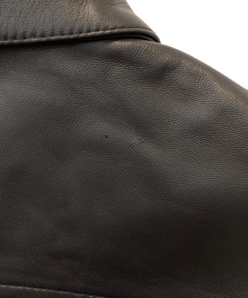 Many men. Many minds（メニーメンメニーマインド）Many men. Many minds (メニーメンメニーマインド) ラムレザー トラッカーJKT ブラック サイズ:Mの古着・服飾アイテム