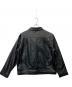 Many men. Many minds (メニーメンメニーマインド) ラムレザー トラッカーJKT ブラック サイズ:M：22000円