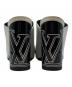 中古・古着 LOUIS VUITTON (ルイ ヴィトン) トップモストライン LVロゴオープントゥサンダル ホワイト×ブラック サイズ:35：25000円