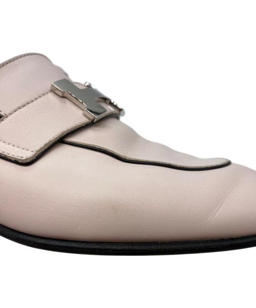 HERMES（エルメス）HERMES (エルメス) モカシンパリ コンスタンス ローファー ピンク サイズ:35の古着・服飾アイテム