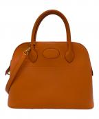 HERMESエルメス）の古着「Bolide 31 ボリード 31/ﾏﾝｺﾞｰｵﾚﾝｼﾞﾏﾝｺﾞｰｵﾚﾝｼﾞ/□F刻印：2002年製造/ゴールド金具」｜オレンジ