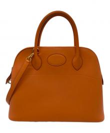 HERMES（エルメス）の古着「Bolide 31 ボリード 31/ﾏﾝｺﾞｰｵﾚﾝｼﾞﾏﾝｺﾞｰｵﾚﾝｼﾞ/□F刻印：2002年製造/ゴールド金具」｜オレンジ