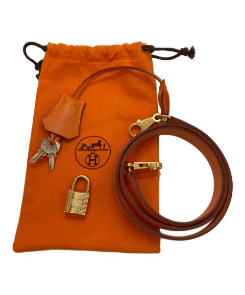 HERMES（エルメス）HERMES (エルメス) Bolide 31 ボリード 31/ﾏﾝｺﾞｰｵﾚﾝｼﾞﾏﾝｺﾞｰｵﾚﾝｼﾞ/□F刻印：2002年製造/ゴールド金具 オレンジの古着・服飾アイテム