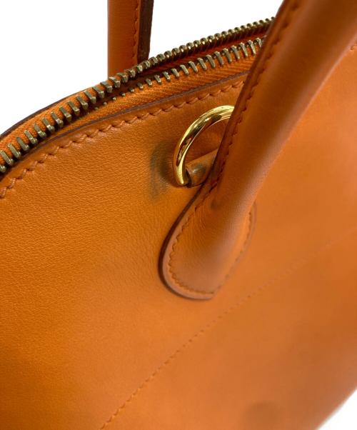 HERMES（エルメス）HERMES (エルメス) Bolide 31 ボリード 31/ﾏﾝｺﾞｰｵﾚﾝｼﾞﾏﾝｺﾞｰｵﾚﾝｼﾞ/□F刻印：2002年製造/ゴールド金具 オレンジの古着・服飾アイテム