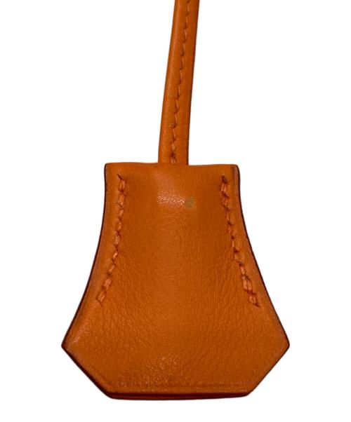 HERMES（エルメス）HERMES (エルメス) Bolide 31 ボリード 31/ﾏﾝｺﾞｰｵﾚﾝｼﾞﾏﾝｺﾞｰｵﾚﾝｼﾞ/□F刻印：2002年製造/ゴールド金具 オレンジの古着・服飾アイテム