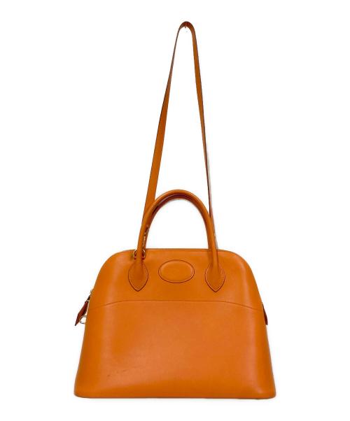 HERMES（エルメス）HERMES (エルメス) 2WAYショルダーバッグ/ボリード27 オレンジの古着・服飾アイテム