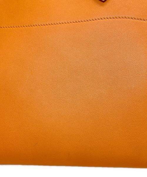 HERMES（エルメス）HERMES (エルメス) 2WAYショルダーバッグ/ボリード27 オレンジの古着・服飾アイテム