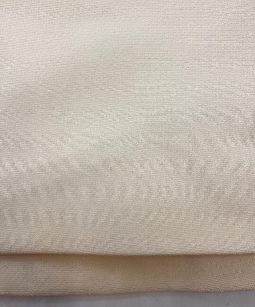 Christian Dior（クリスチャン ディオール）Christian Dior (クリスチャン ディオール) シルク混ウールノースリーブワンピース ベージュ サイズ:38の古着・服飾アイテム