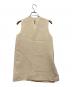 Christian Dior (クリスチャン ディオール) シルク混ウールノースリーブワンピース ベージュ サイズ:38：55000円