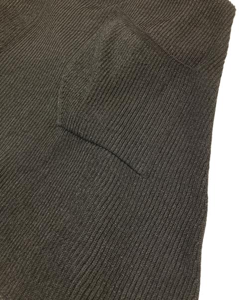 CHANEL（シャネル）CHANEL (シャネル) フレアスリーブロゴボタンニットワンピース ブラック サイズ:34の古着・服飾アイテム