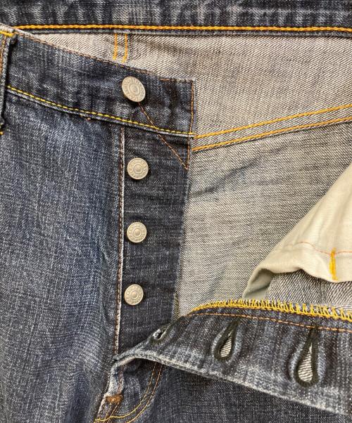 Evisu Jeans（エヴィスジーンズ）Evisu Jeans (エヴィスジーンズ) 和柄・カモメデニムパンツ インディゴ サイズ:実寸85cmの古着・服飾アイテム