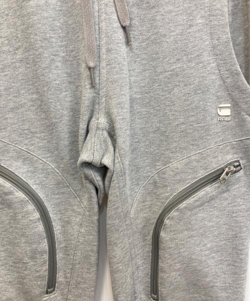 G-STAR RAW（ジースターロゥ）G-STAR RAW (ジースターロゥ) AIR DEFENCE ZIP 3D SLIM/バイカースウェットパンツ グレー サイズ:xxsの古着・服飾アイテム
