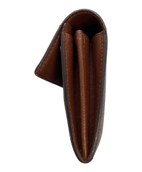 LOUIS VUITTON（ルイ ヴィトン）LOUIS VUITTON (ルイ ヴィトン) ポシェット・ポルトモネ クレディ/モノグラム/長財布 ブラウンの古着・服飾アイテム
