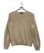 POLO RALPH LAURENポロ・ラルフローレン）の古着「90sコットンニット」｜ベージュ