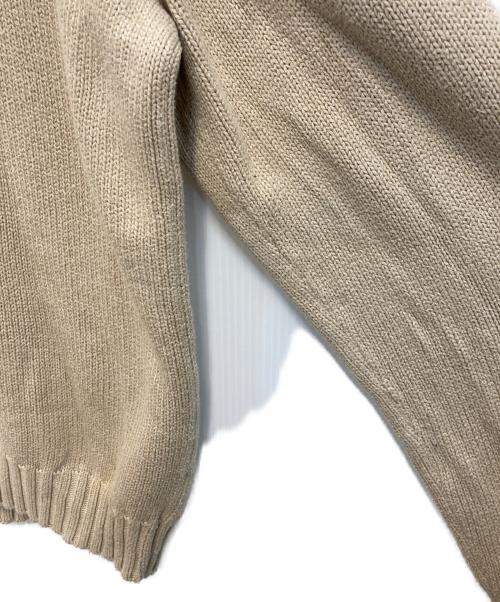POLO RALPH LAUREN（ポロ・ラルフローレン）POLO RALPH LAUREN (ポロ・ラルフローレン) 90sコットンニット ベージュ サイズ:Lの古着・服飾アイテム