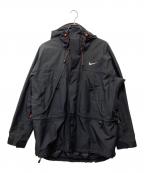 NIKE ACGナイキエーシージー）の古着「00s -90s OUTER LAYER 3 ナイロンシェルジャケット」｜ブラック