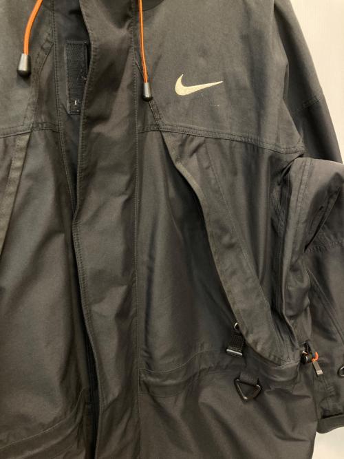 NIKE ACG（ナイキエーシージー）NIKE ACG (ナイキエーシージー) 00s -90s OUTER LAYER 3 ナイロンシェルジャケット ブラック サイズ:Mの古着・服飾アイテム