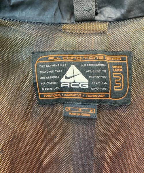 NIKE ACG（ナイキエーシージー）NIKE ACG (ナイキエーシージー) 00s -90s OUTER LAYER 3 ナイロンシェルジャケット ブラック サイズ:Mの古着・服飾アイテム