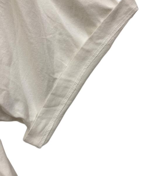 MM6 Maison Margiela（エムエムシックスメゾンマルジェラ）MM6 Maison Margiela (エムエムシックスメゾンマルジェラ) ロゴワイドTシャツ ホワイト サイズ:ｓの古着・服飾アイテム