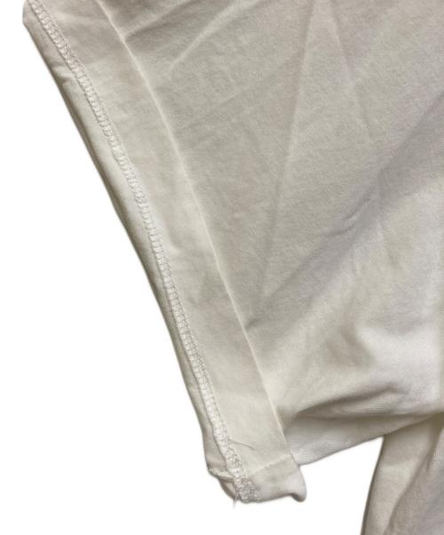 MM6 Maison Margiela（エムエムシックスメゾンマルジェラ）MM6 Maison Margiela (エムエムシックスメゾンマルジェラ) ロゴワイドTシャツ ホワイト サイズ:ｓの古着・服飾アイテム