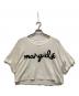 MM6 Maison Margiela（エムエムシックスメゾンマルジェラ）の古着「ロゴワイドTシャツ」｜ホワイト
