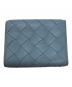 BOTTEGA VENETA (ボッテガベネタ) イントレチャートコンパクトウォレット ブルー：20000円