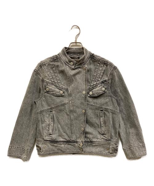 REPLAY（リプレイ）REPLAY (リプレイ) ライダースデニムジャケット グレー サイズ:XXSの古着・服飾アイテム