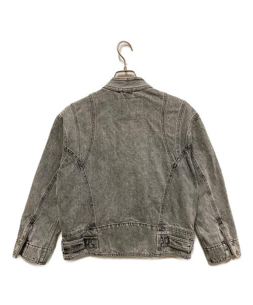REPLAY（リプレイ）REPLAY (リプレイ) ライダースデニムジャケット グレー サイズ:XXSの古着・服飾アイテム