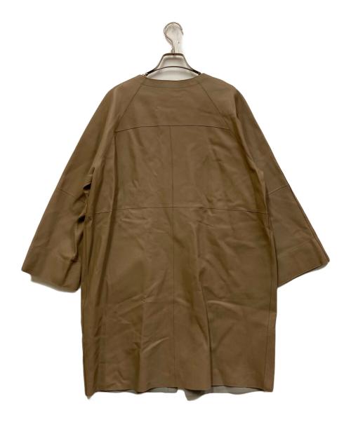 MOTOMACHI Zelal（モトマチゼラール）MOTOMACHI Zelal (モトマチゼラール) リバーシブルレザーコート ブラウン×グレー サイズ:15AR 未使用品の古着・服飾アイテム