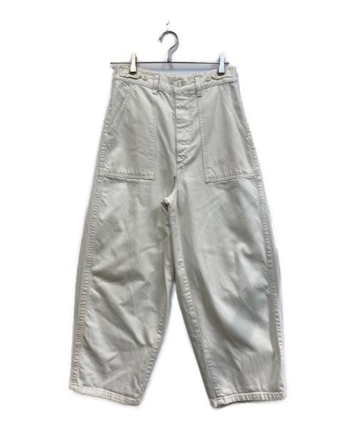 ordinary fits（オーディナリーフィッツ）Ordinary fits (オーディナリーフィッツ) ファティーグパンツ ホワイト サイズ:1の古着・服飾アイテム