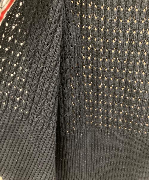 Thom Browne（トムブラウン）Thom Browne (トムブラウン) 4BAR コットンケーブルカーディガン ネイビー サイズ:1の古着・服飾アイテム