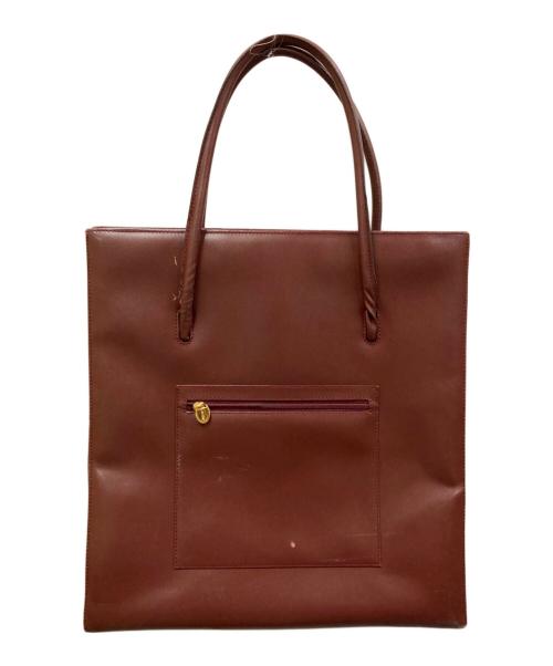 Cartier（カルティエ）Cartier (カルティエ) マストライン トートバッグ ワインレッドの古着・服飾アイテム