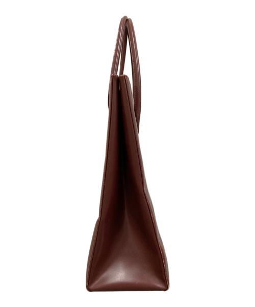 Cartier（カルティエ）Cartier (カルティエ) マストライン トートバッグ ワインレッドの古着・服飾アイテム
