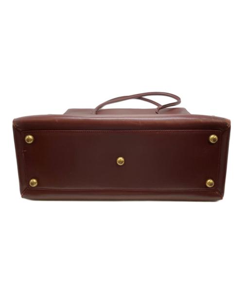 Cartier（カルティエ）Cartier (カルティエ) マストライン トートバッグ ワインレッドの古着・服飾アイテム