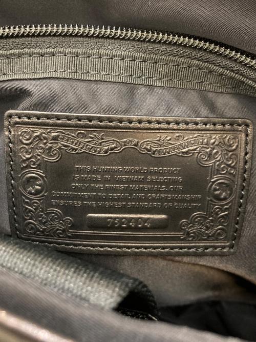 HUNTING WORLD（ハンティングワールド）HUNTING WORLD (ハンティングワールド) バチューデイトリップショルダーバック ブラックの古着・服飾アイテム