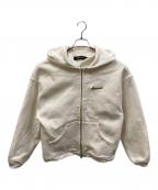 ANDWANGアンドワン）の古着「KIRAKIRA COLLECTION zip up パーカー」｜ホワイト