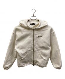 ANDWANG（アンドワン）の古着「KIRAKIRA COLLECTION zip up パーカー」｜ホワイト