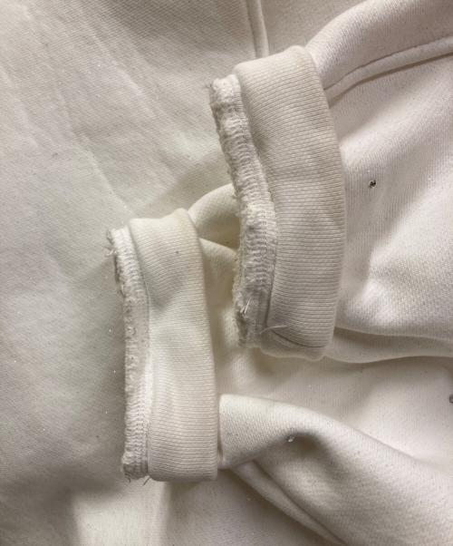 ANDWANG（アンドワン）ANDWANG (アンドワン) KIRAKIRA COLLECTION zip up パーカー ホワイト サイズ:Mの古着・服飾アイテム