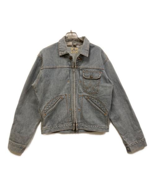 Wrangler（ラングラー）Wrangler (ラングラー) 復刻 WESTERN デニムジャケット ブルー サイズ:Lの古着・服飾アイテム