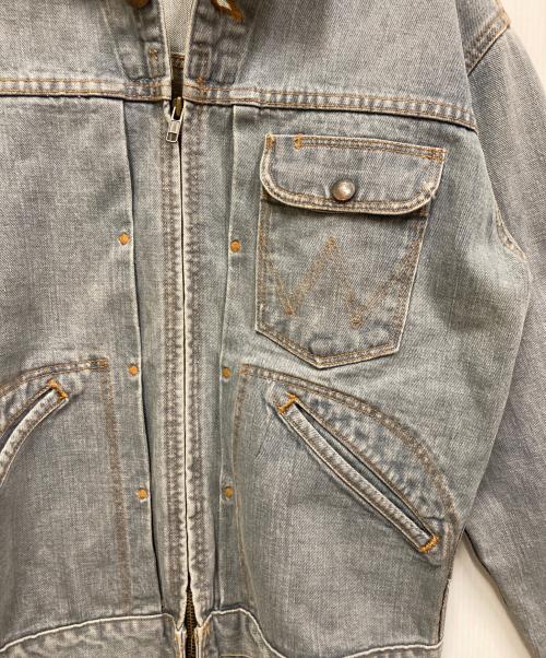 Wrangler（ラングラー）Wrangler (ラングラー) 復刻 WESTERN デニムジャケット ブルー サイズ:Lの古着・服飾アイテム