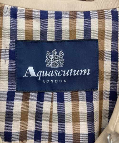 Aquascutum（アクアスキュータム）Aquascutum (アクアスキュータム) トレンチコート ベージュ サイズ:40の古着・服飾アイテム