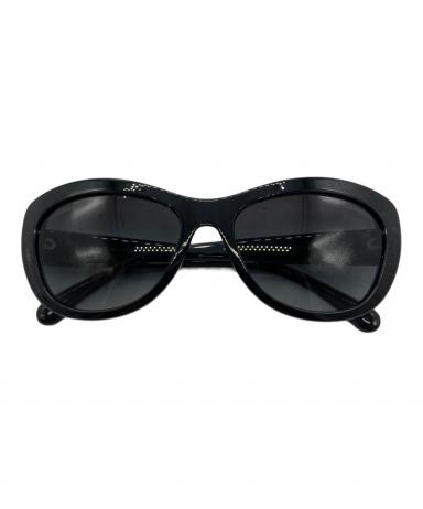 中古・古着通販】CHANEL (シャネル) パールサングラス ブラック サイズ 