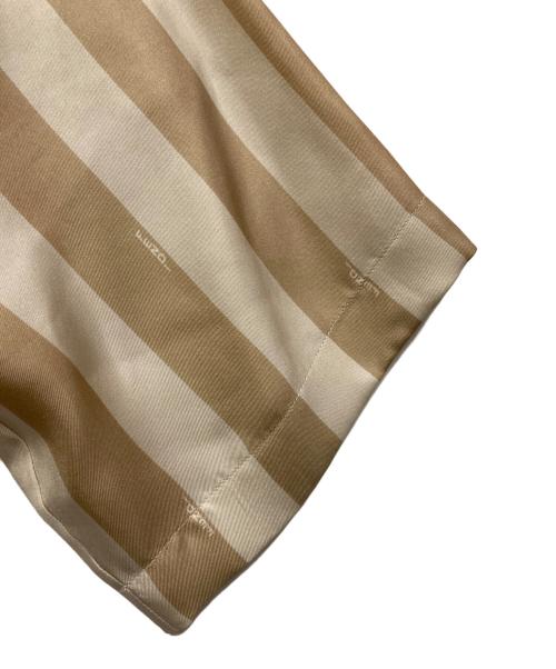 FENDI（フェンディ）FENDI (フェンディ) ドローストリング ヘム クロップド シャツ ブラウン サイズ:38の古着・服飾アイテム