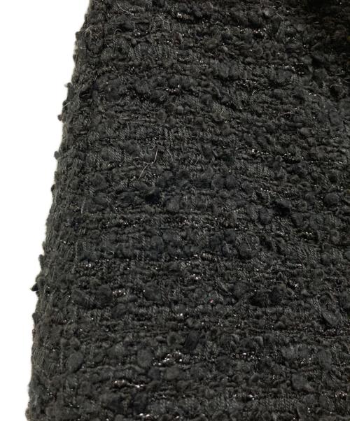 CHANEL（シャネル）CHANEL (シャネル) ツイードミニスカート ブラック サイズ:36の古着・服飾アイテム