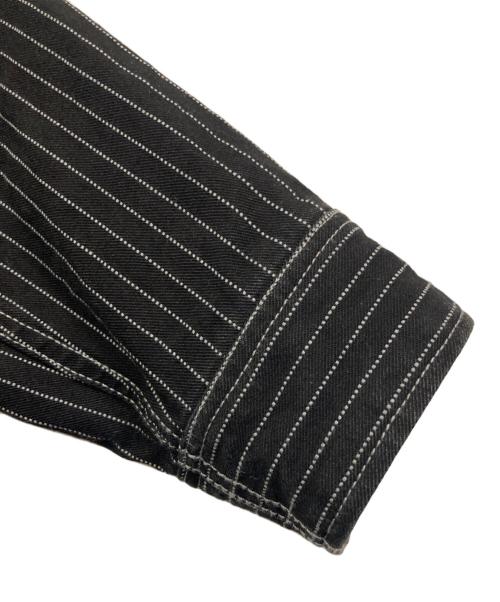 SCHOTT BROS.（ショット）SCHOTT BROS. (ショット) 硫化染 オールドヒッコリー ワークジャケット ブラック×ホワイト サイズ:Lの古着・服飾アイテム